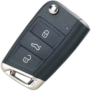 (VW) Volkswagen Golf MK7 3 Button Smart Remote Repair Case HU66 Blade